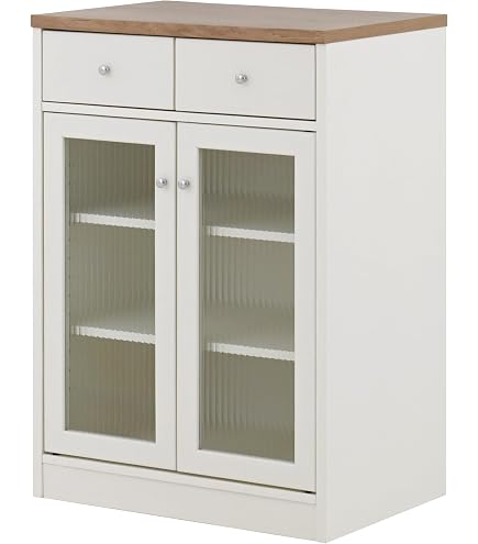 Amazon｜食器棚 完成品 キャビネット 幅60 キッチンカウンター 下収納